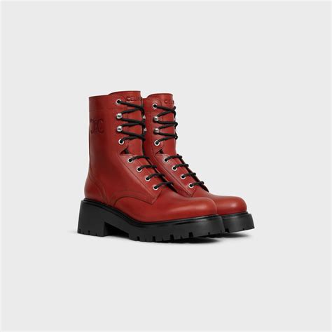 Women's Celine Triomphe Rangers zipped boots in calfskin